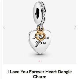 I Love You Forever Bangle Charm - Pandora